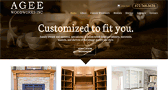 Desktop Screenshot of ageewoodworks.com